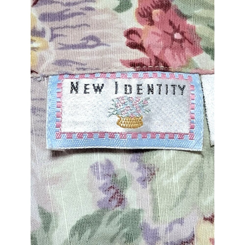 New Identity Women's Floral Cotton Jacket Size L - Picture 10 of 12